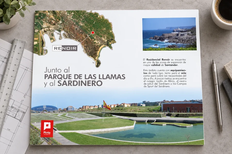 Construcciones Pinta · catálogo Residencial Renoir: catálogo impreso (1 de 2)