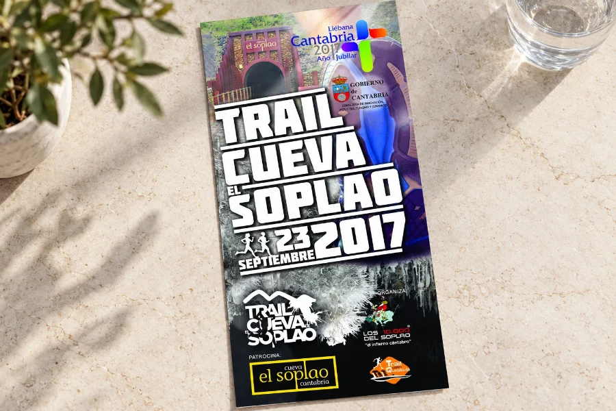 El Soplao · Trail Cueva El Soplao 2017: folleto impreso (1 de 2)
