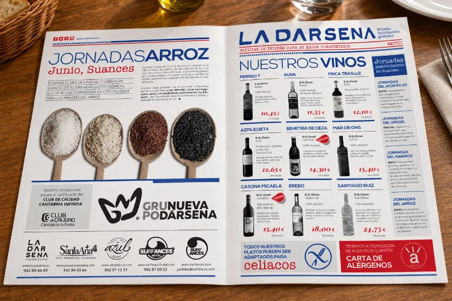 La Dársena · carta 2017: carta (1 de 2)
