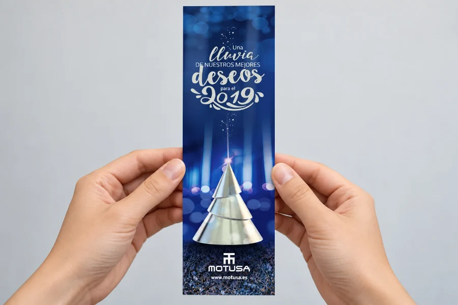 Motusa · felicitaciones de Navidad 2017-2020: felicitación impresa (5 de 6)