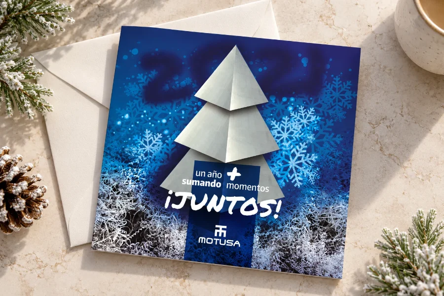 Motusa · felicitaciones de Navidad 2017-2020: felicitación impresa (6 de 6)