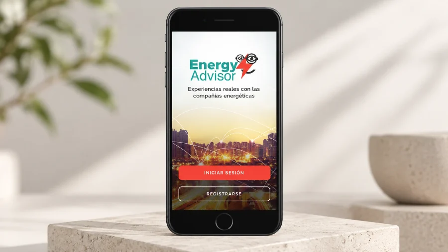 EnergyAdvisor · aplicación: aplicación en el móvil (2 de 4)