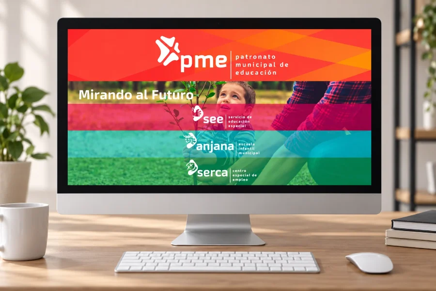 PME · «Mirando al futuro» 2018: banner en pantalla