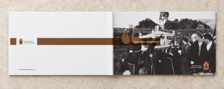 Alfoz de Lloredo · libro «Imágenes del pasado»: libro impreso (1 de 3)