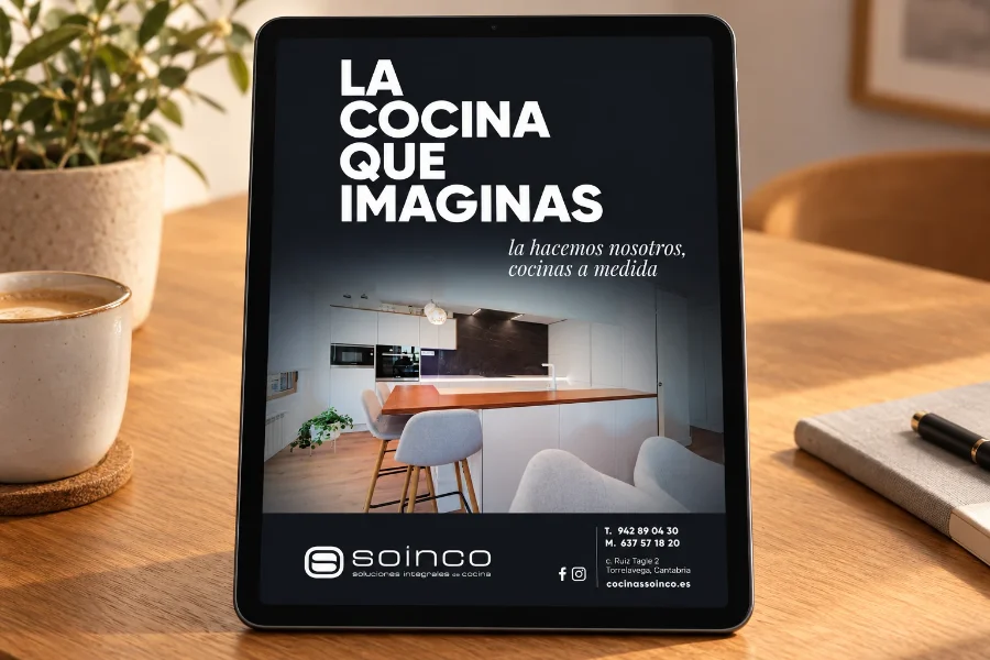 Cocinas Soinco · campaña «La cocina que imaginas»: anuncio en panel (1 de 2)