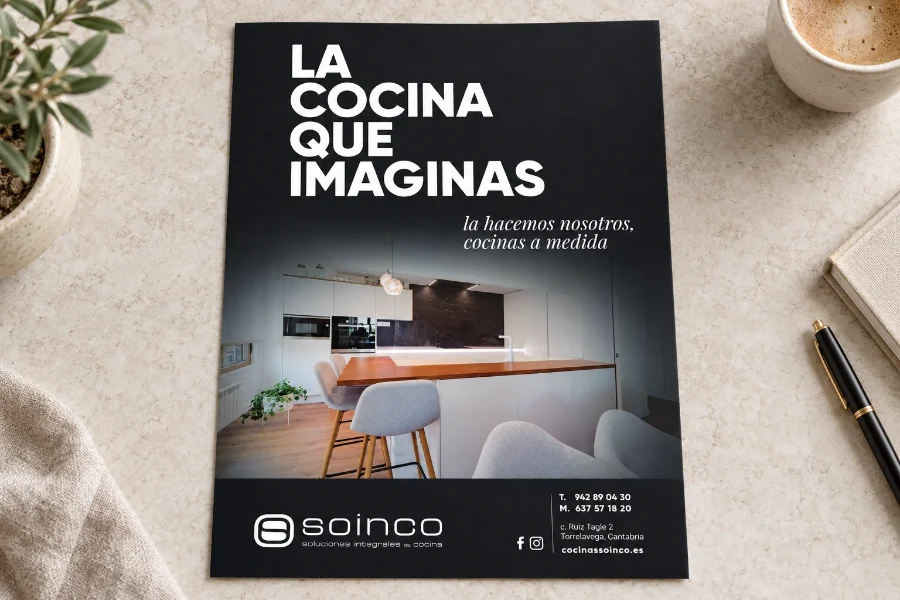 Cocinas Soinco · campaña «La cocina que imaginas»: anuncio impreso