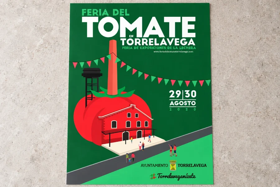 Festival del Tomate · edición 2020: cartel impreso