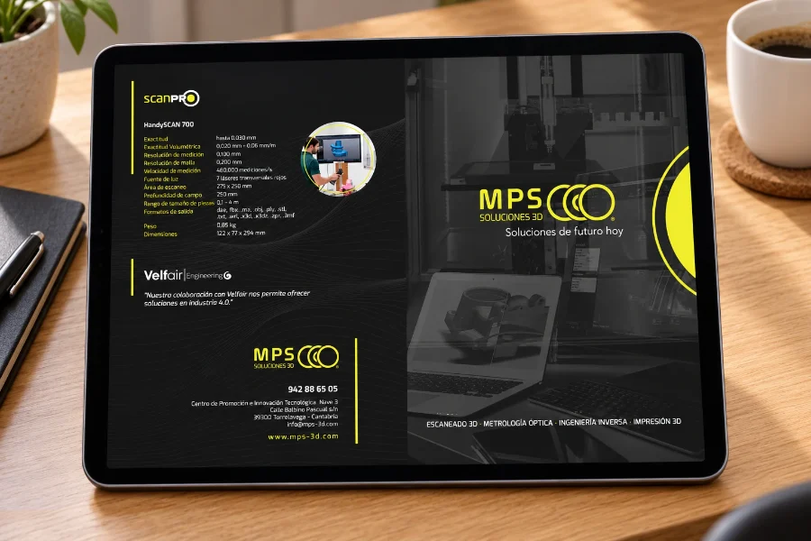 MPS Soluciones 3D · díptico: díptico en panel