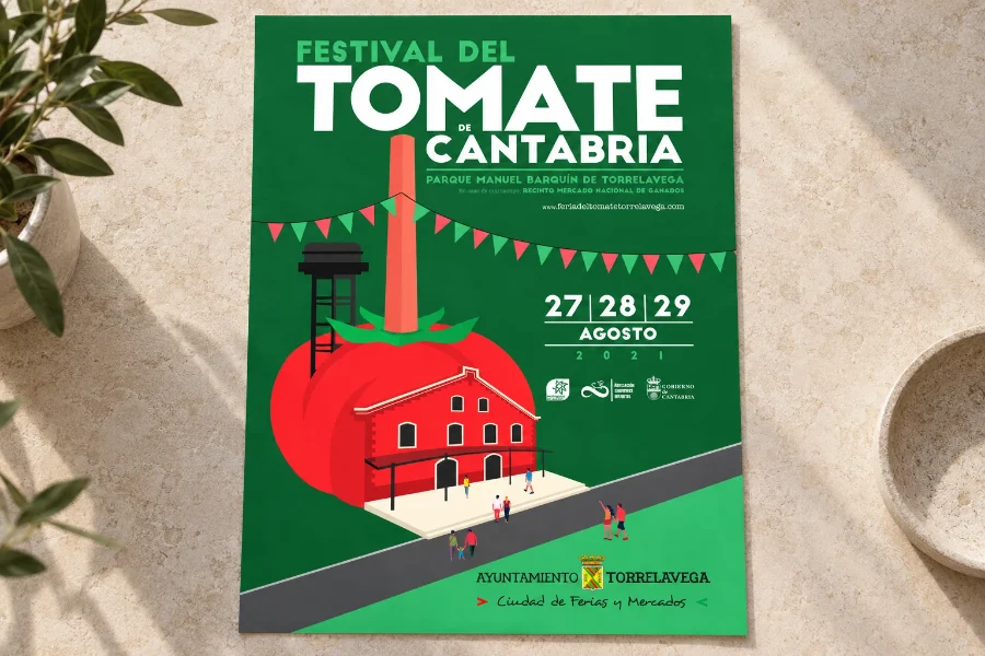 Festival del Tomate 2021: cartel impreso