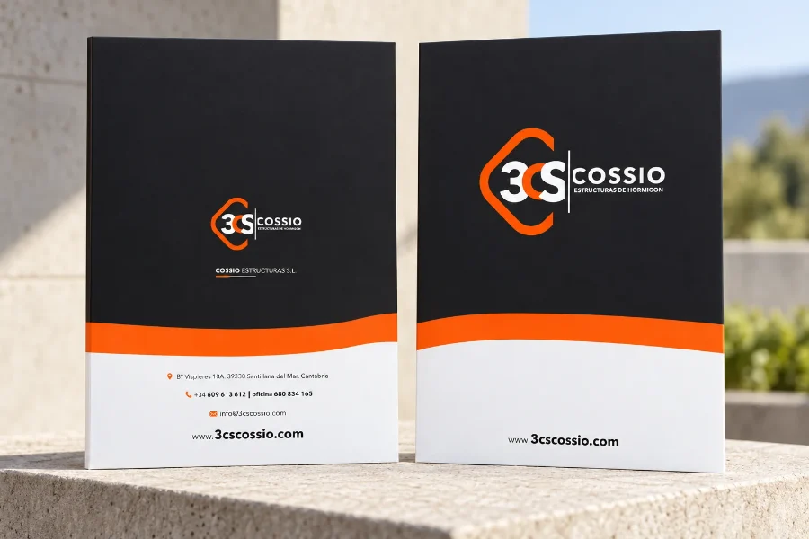 Cossío · carpeta corporativa: sobre (2 de 4)