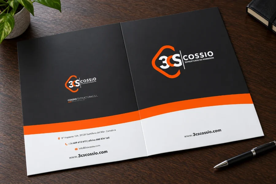 Cossío · carpeta corporativa: sobre (3 de 4)