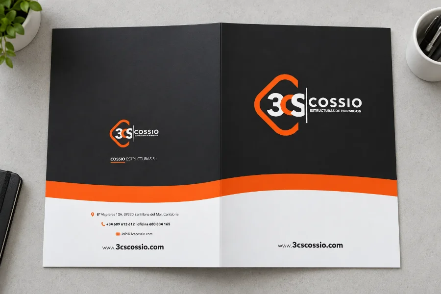 Cossío · carpeta corporativa: sobre (4 de 4)