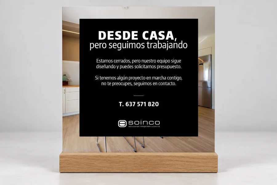 Cocinas Soinco · campañas en redes 2020-2025: publicación en panel (2 de 2)
