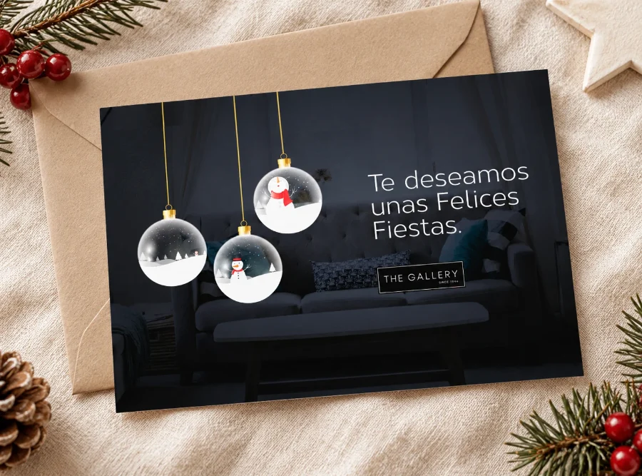 The Gallery · campañas 2019-2020: felicitación impresa