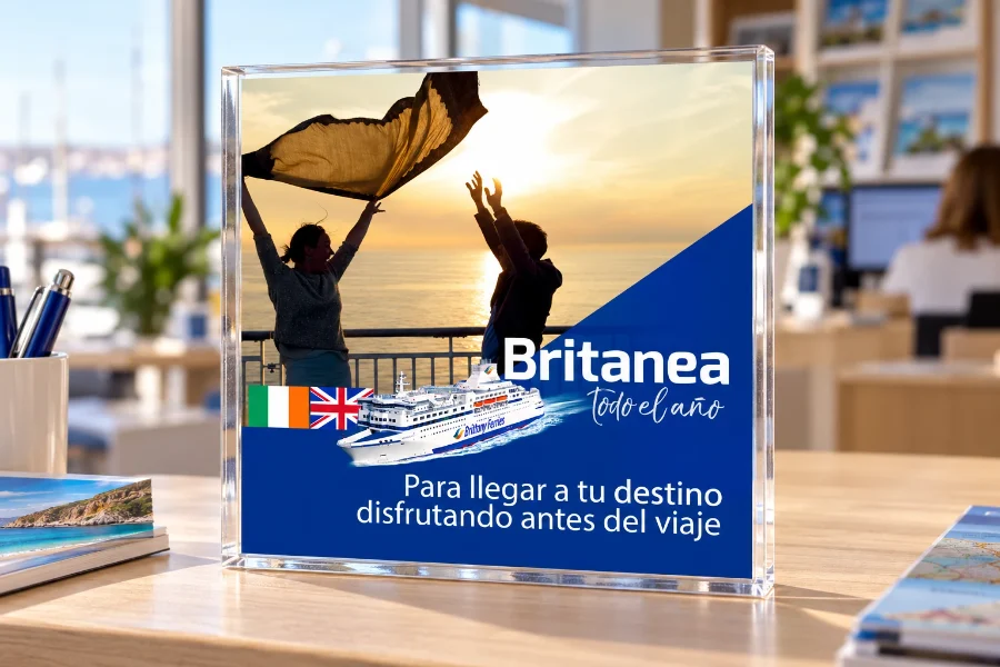 Brittany Ferries · campaña Britanea: diseño en panel (2 de 2)