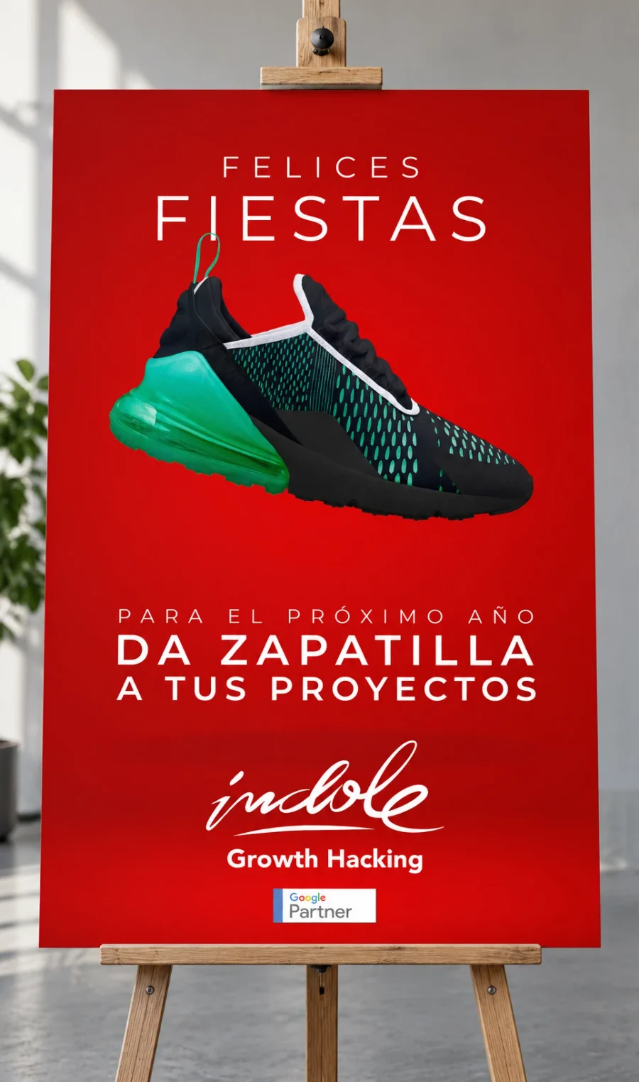 Índole · felicitaciones de Navidad 2019-2020: presentación en panel