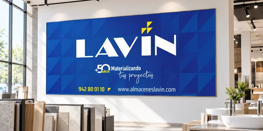 Lavín · valla del Malecón 2020: valla impresa