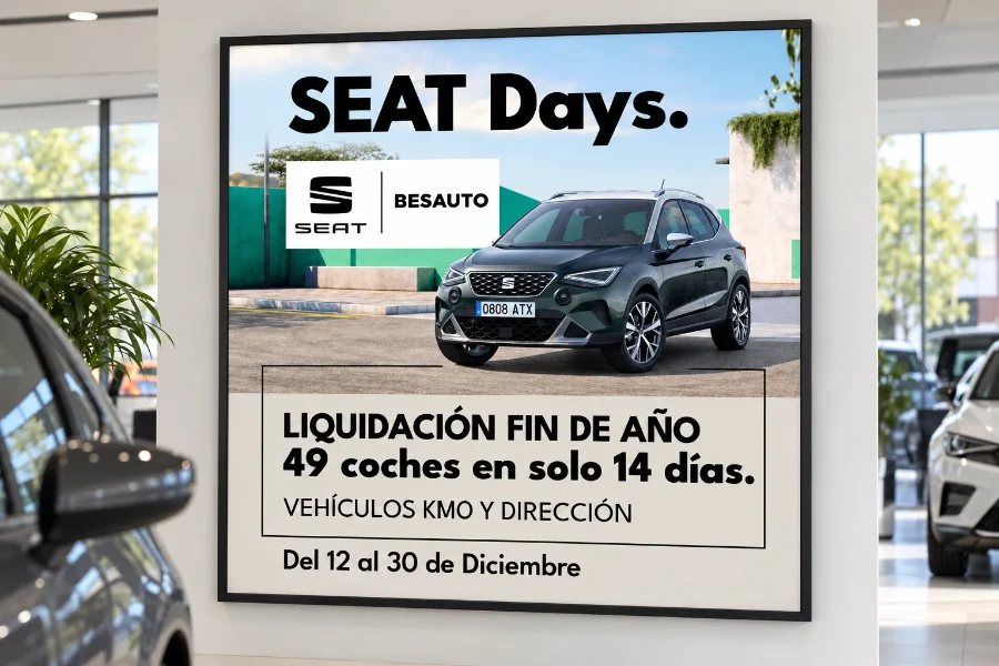 Besauto · campañas 2022: cartel impreso