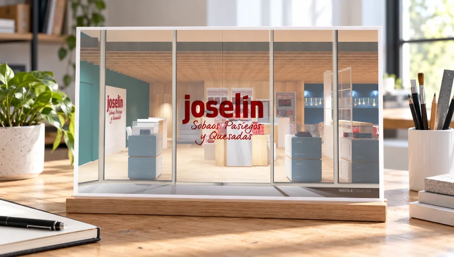 Sobaos Joselín · interiorismo: señal impresa (1 de 2)