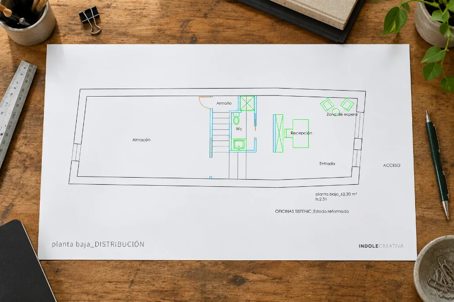 Sistenic · interiorismo: presentación impresa
