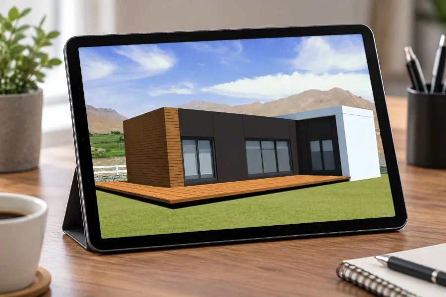 Rucorkasa · módulo de arquitectura: presentación en la tableta