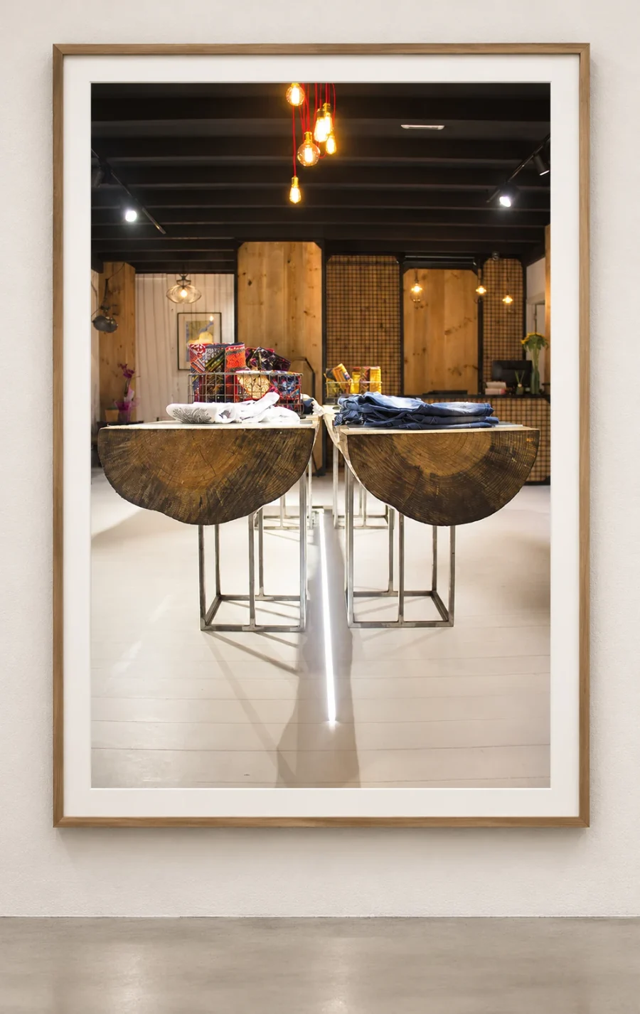 Tribeca · interiorismo: presentación enmarcada