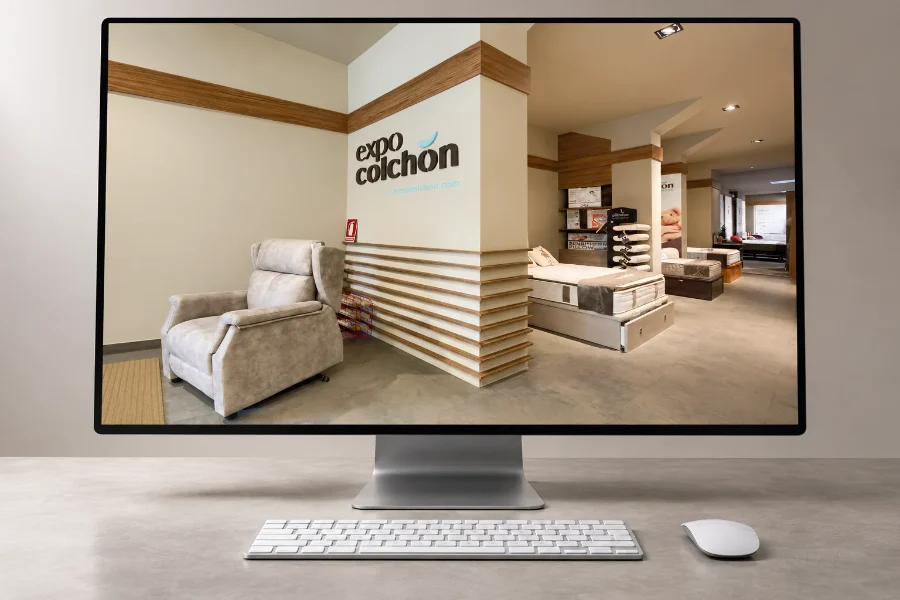 Expocolchón · interiorismo: presentación en pantalla