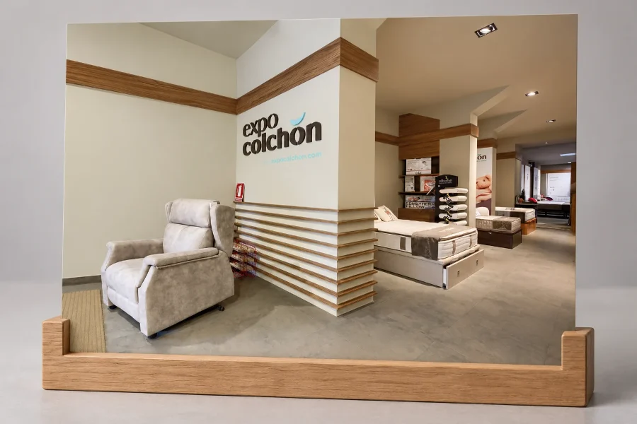 Expocolchón · interiorismo: presentación en panel