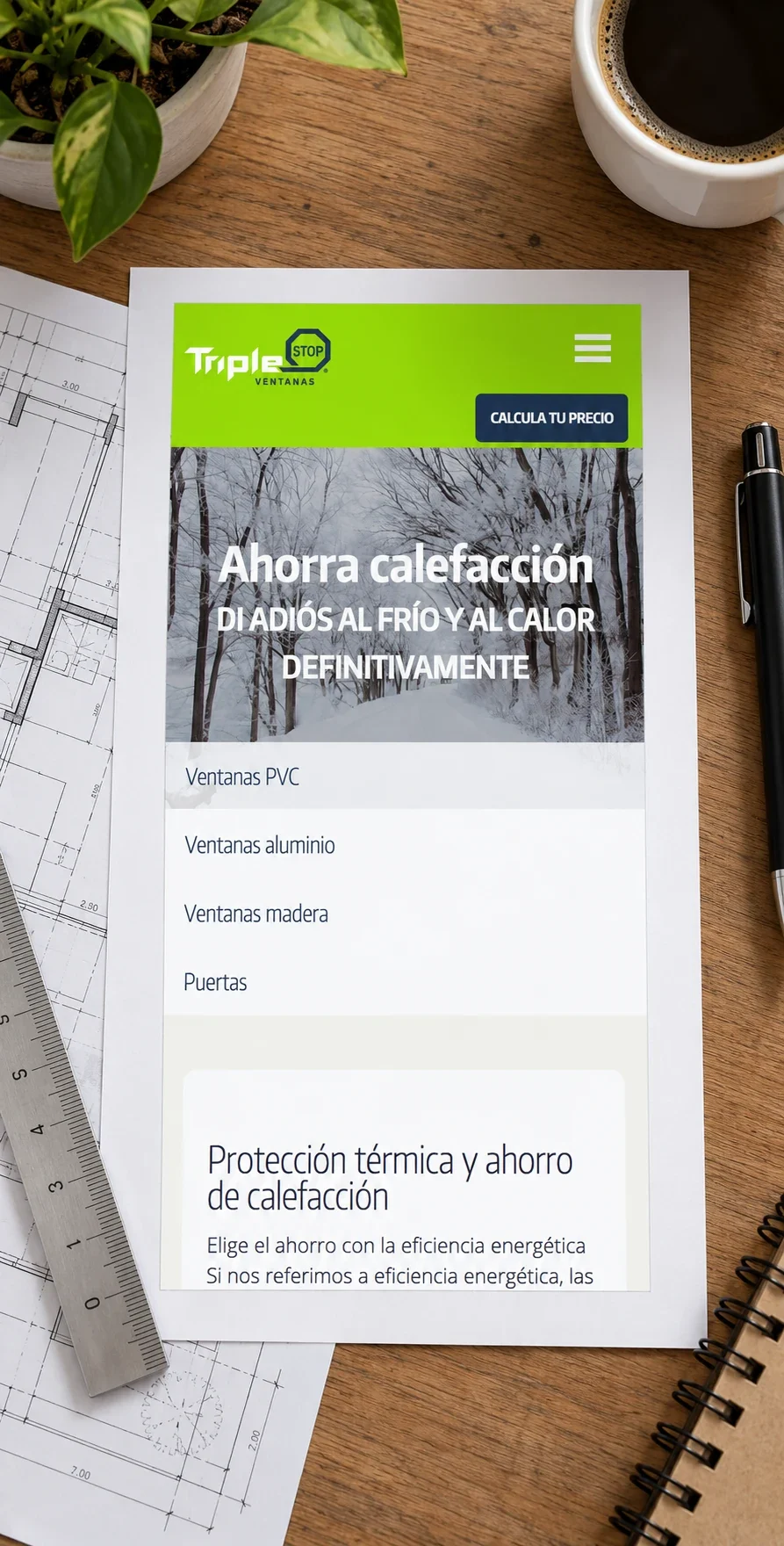 Triplestop · diseño web: web impresa