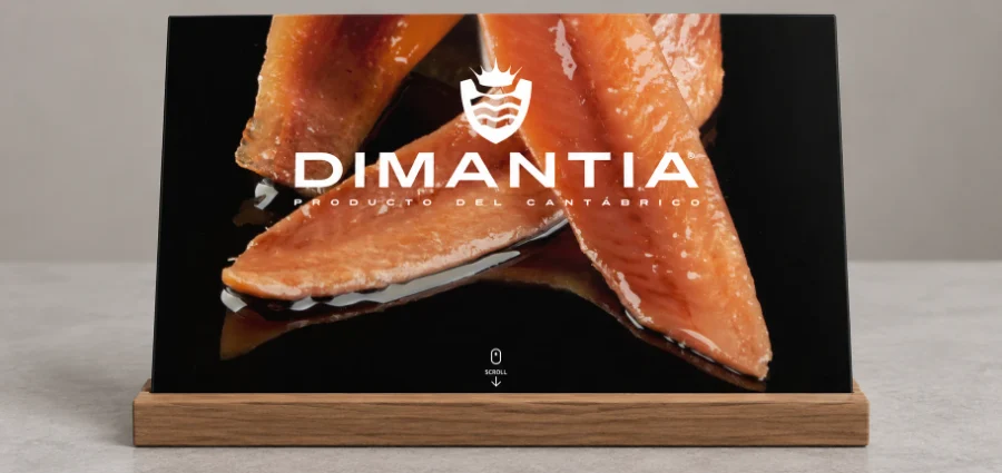 Conservera del Besaya · web de Dimantia: web en panel