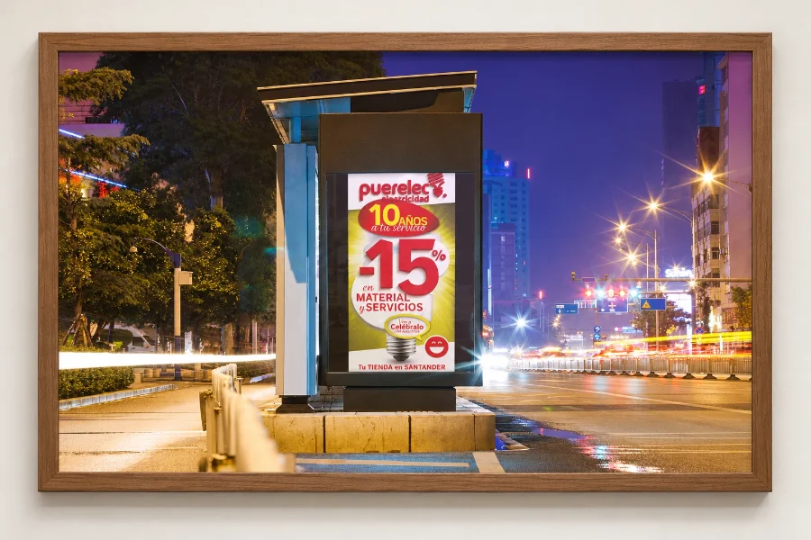 Puerelec · 10 aniversario: campaña enmarcada
