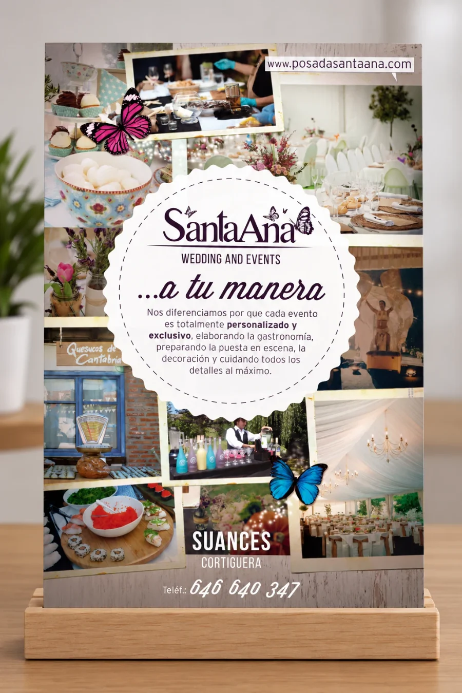 Posada Santa Ana · cartas y eventos: carta en panel (2 de 2)