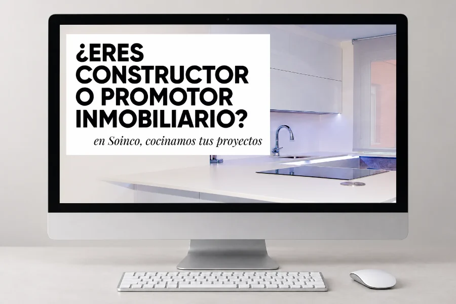 Cocinas Soinco · constructores y promotores: presentación en pantalla