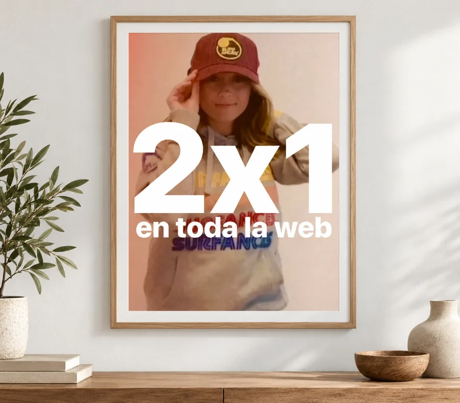 Surfances · 2x1 en toda la web: diseño enmarcado