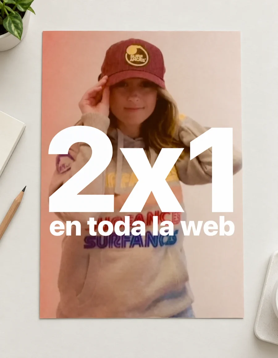 Surfances · 2x1 en toda la web: folleto impreso
