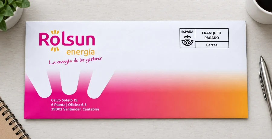LoGOs Energía · marcas blancas Rolsun y Power Home: sobre (1 de 2)