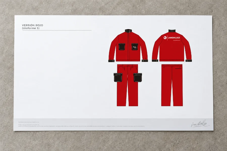 Landaluce · uniformes 2018: presentación impresa