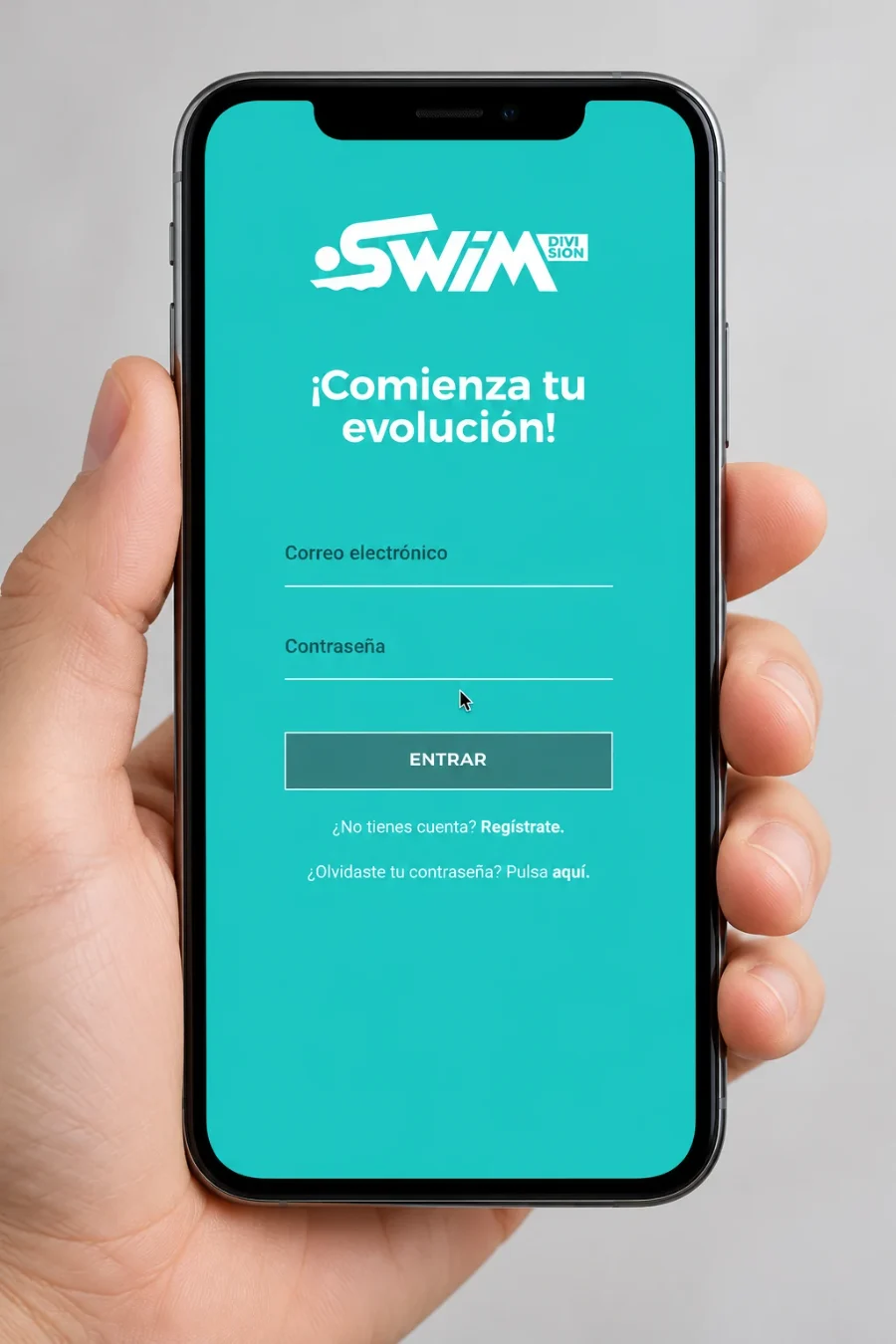 Swim Division · aplicación: aplicación en el móvil (2 de 2)