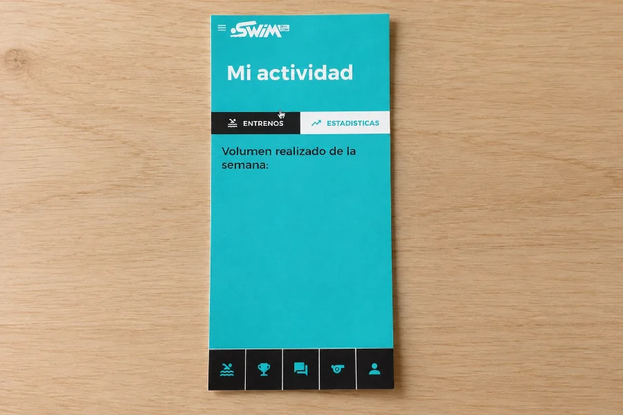 Swim Division · aplicación: aplicación impresa