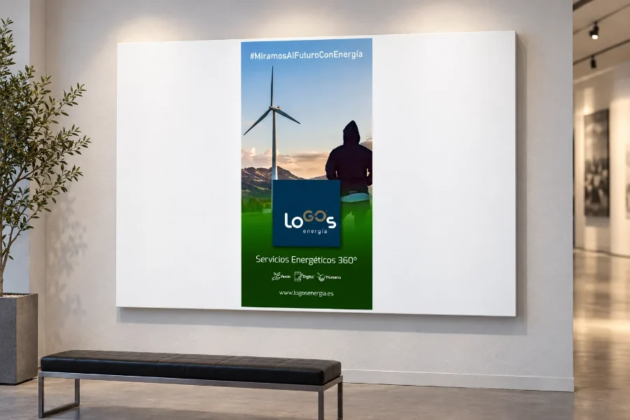LoGOs Energía · roll-ups y punto de recarga: roll-up en panel