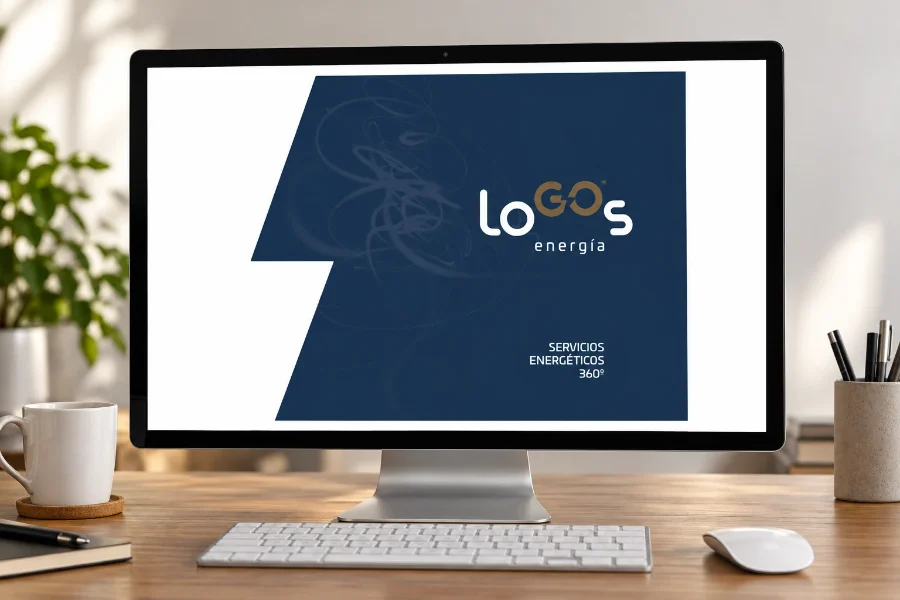 LoGOs Energía · presentaciones corporativas 2021-2022: presentación en pantalla