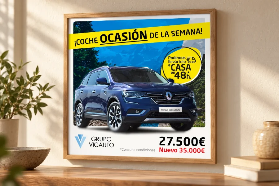 Grupo Vicauto · campañas en redes 2020: publicación enmarcada (1 de 5)