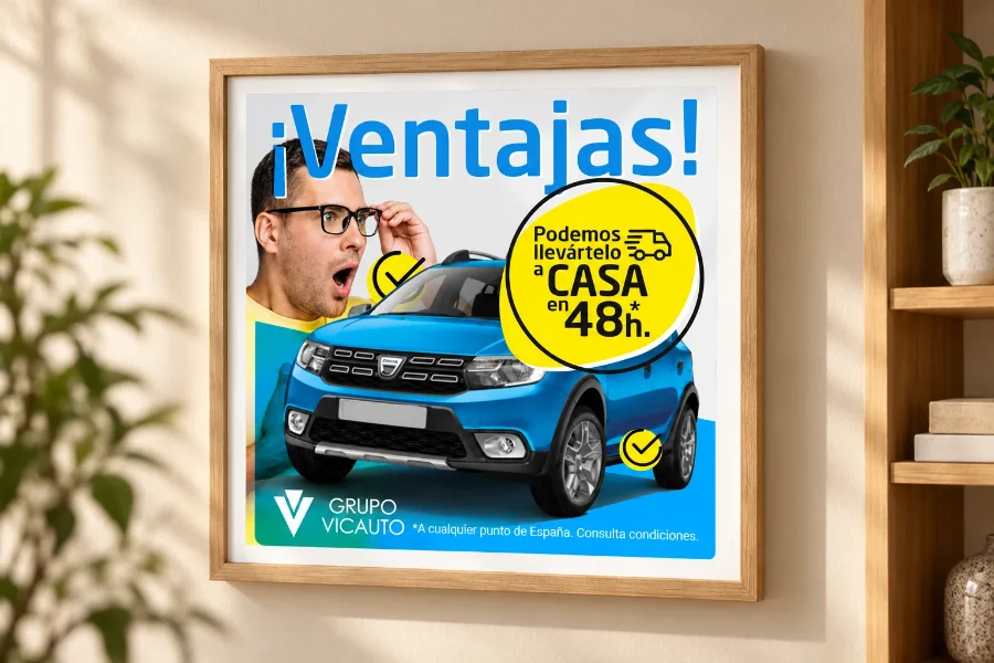 Grupo Vicauto · campañas en redes 2020: publicación enmarcada (2 de 5)
