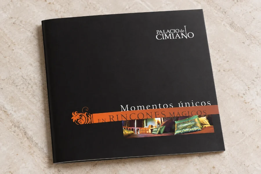Palacio de Cimiano · tríptico de bodas: folleto impreso (2 de 2)