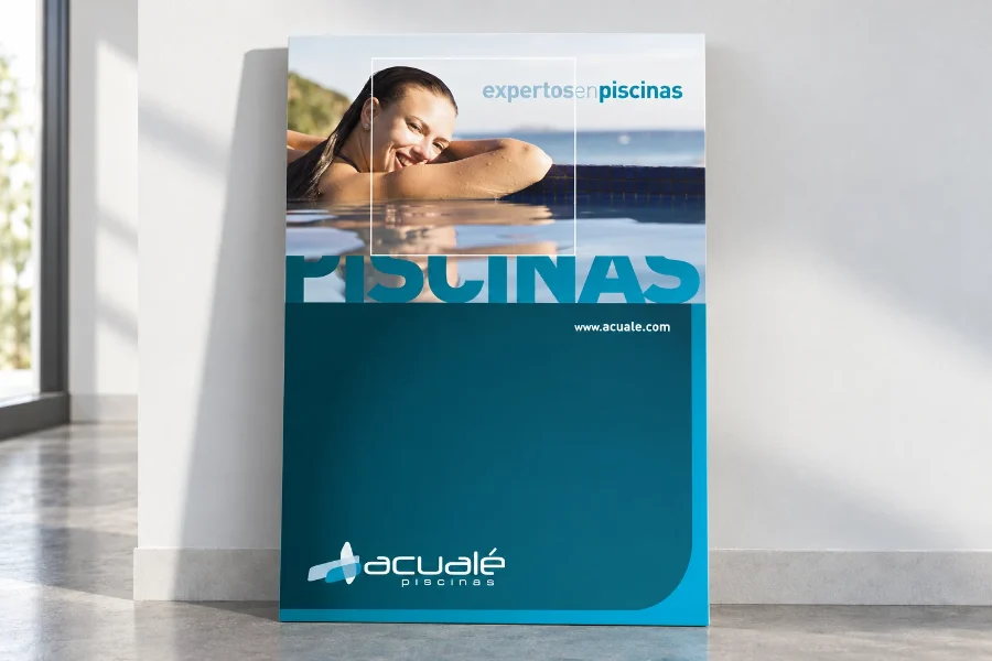 Acuale · catálogo de piscinas: catálogo en panel (1 de 2)