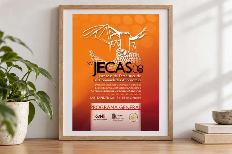 ICANE · JECAS: presentación enmarcada