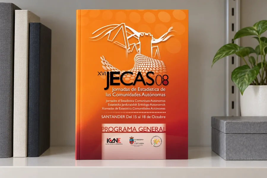 ICANE · JECAS: portada en panel