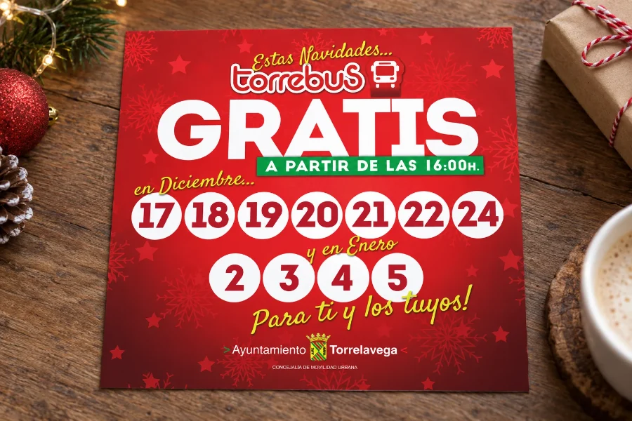 Torrebus · Navidad 2018: vinilo impreso