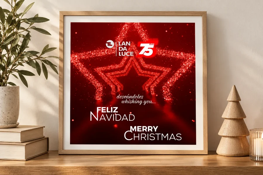 Landaluce · felicitaciones de Navidad 2019-2024: felicitación enmarcada (2 de 4)