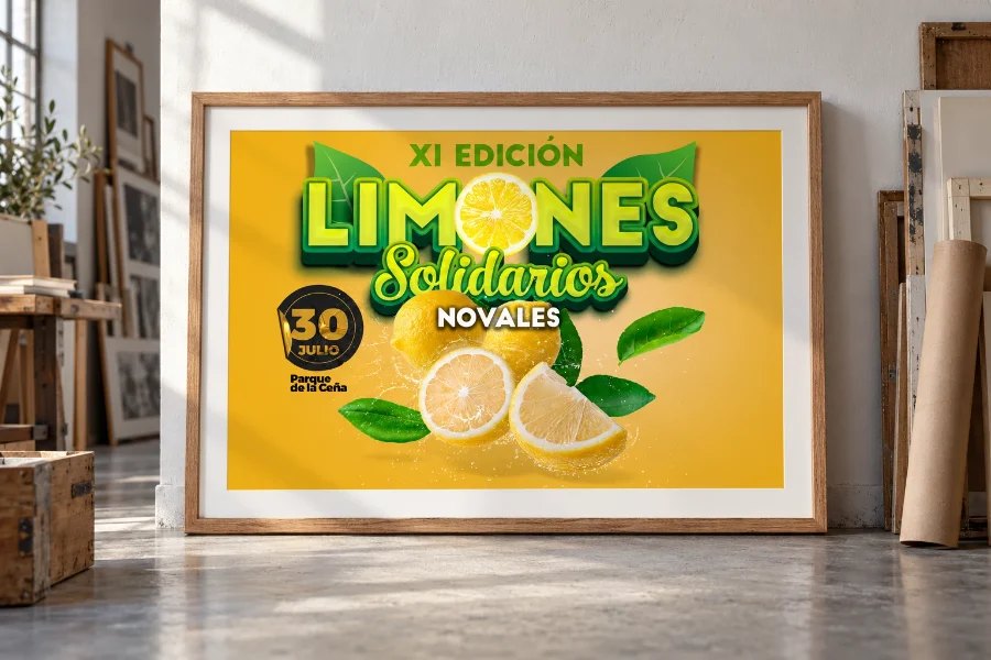Limones Solidarios · web: web enmarcada